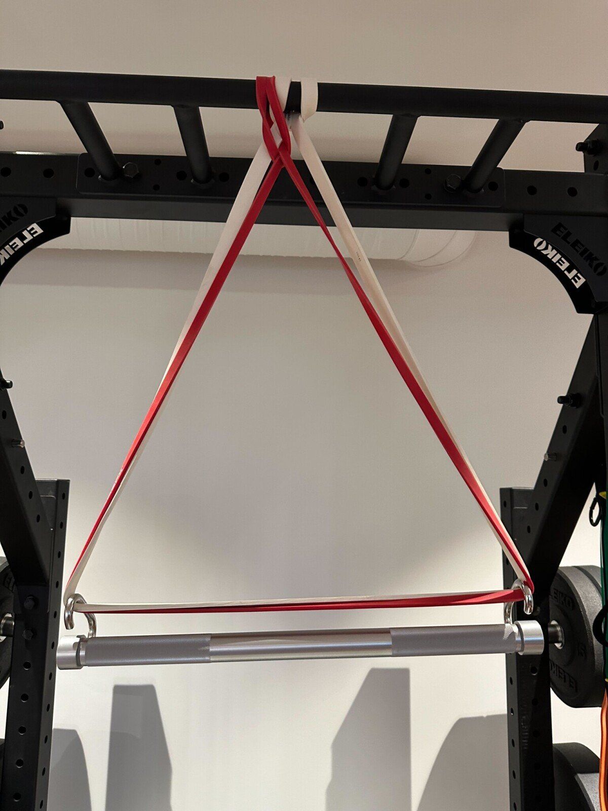 X3 home gym set up bar modification